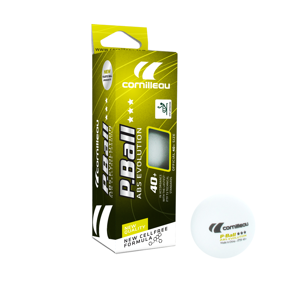 Balles p-ball  ABS EVO *** ITTF X3