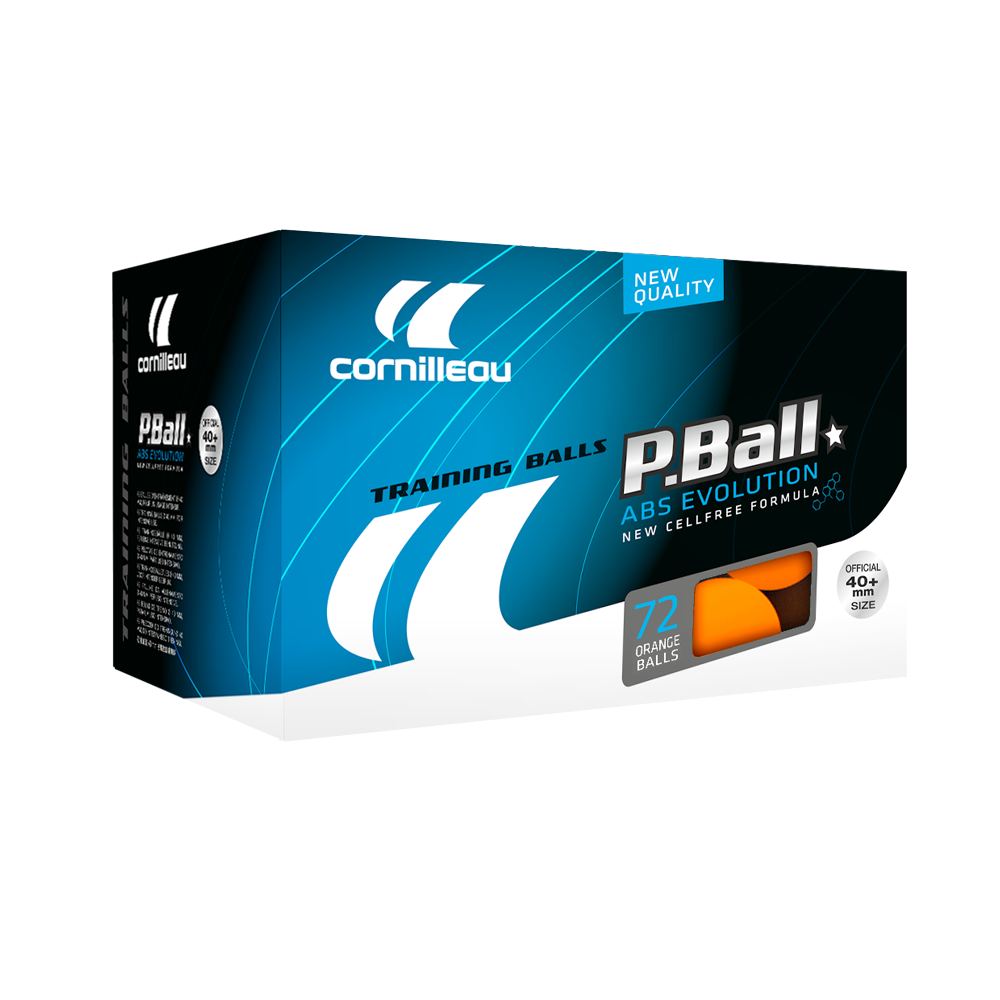 Balles p-ball ABS evolution 1* orange X72