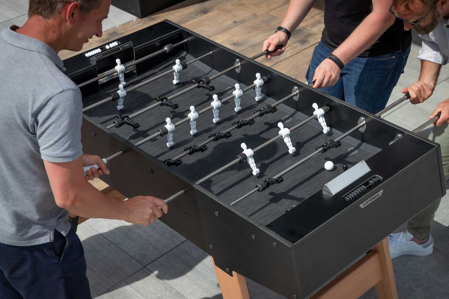 position joueurs sur babyfoot noir cornilleau position joueurs sur babyfoot noir cornilleau