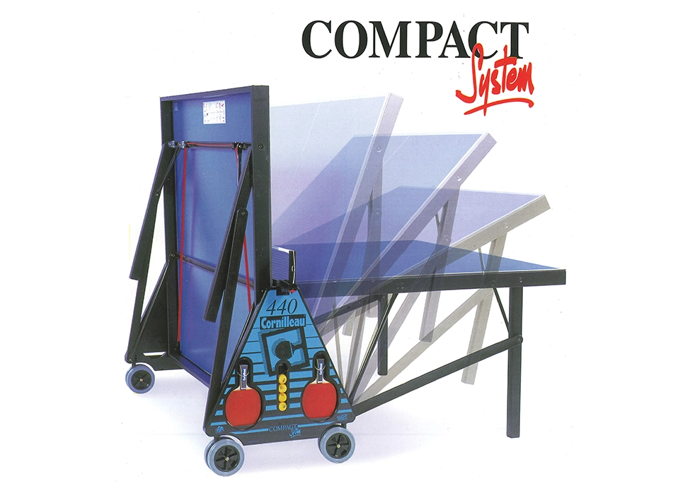 Démonstration du compact system sur les tables Cornilleau