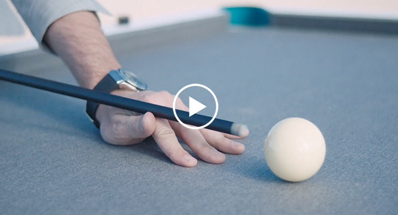 chevalet ouvert au billard américain