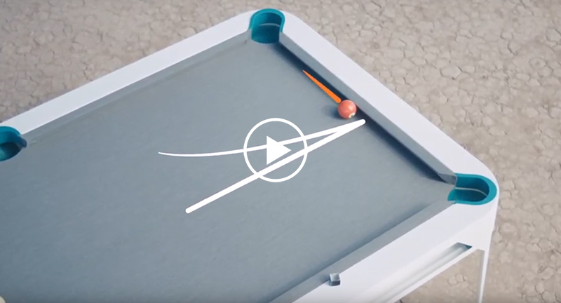 Le second trickshot s’intitule « la coupe impossible ».