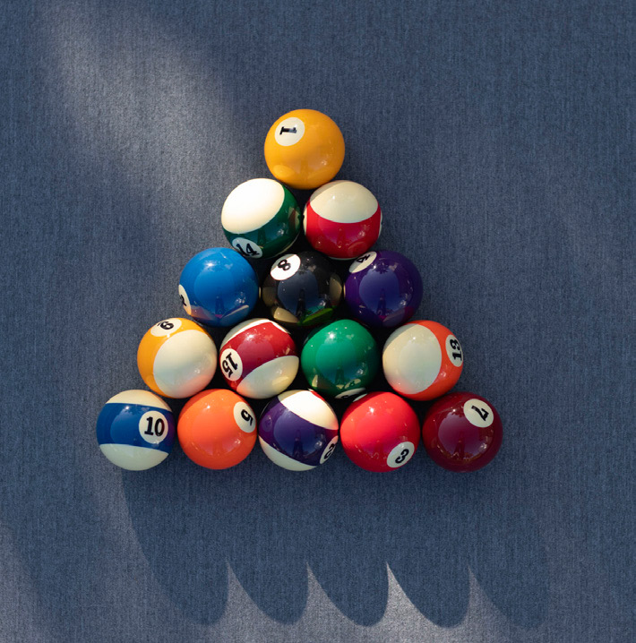 billes billard américain